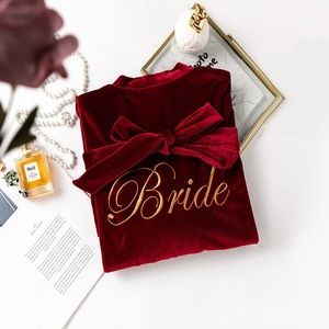 $50 for 5 Velvet Robes together- Like New